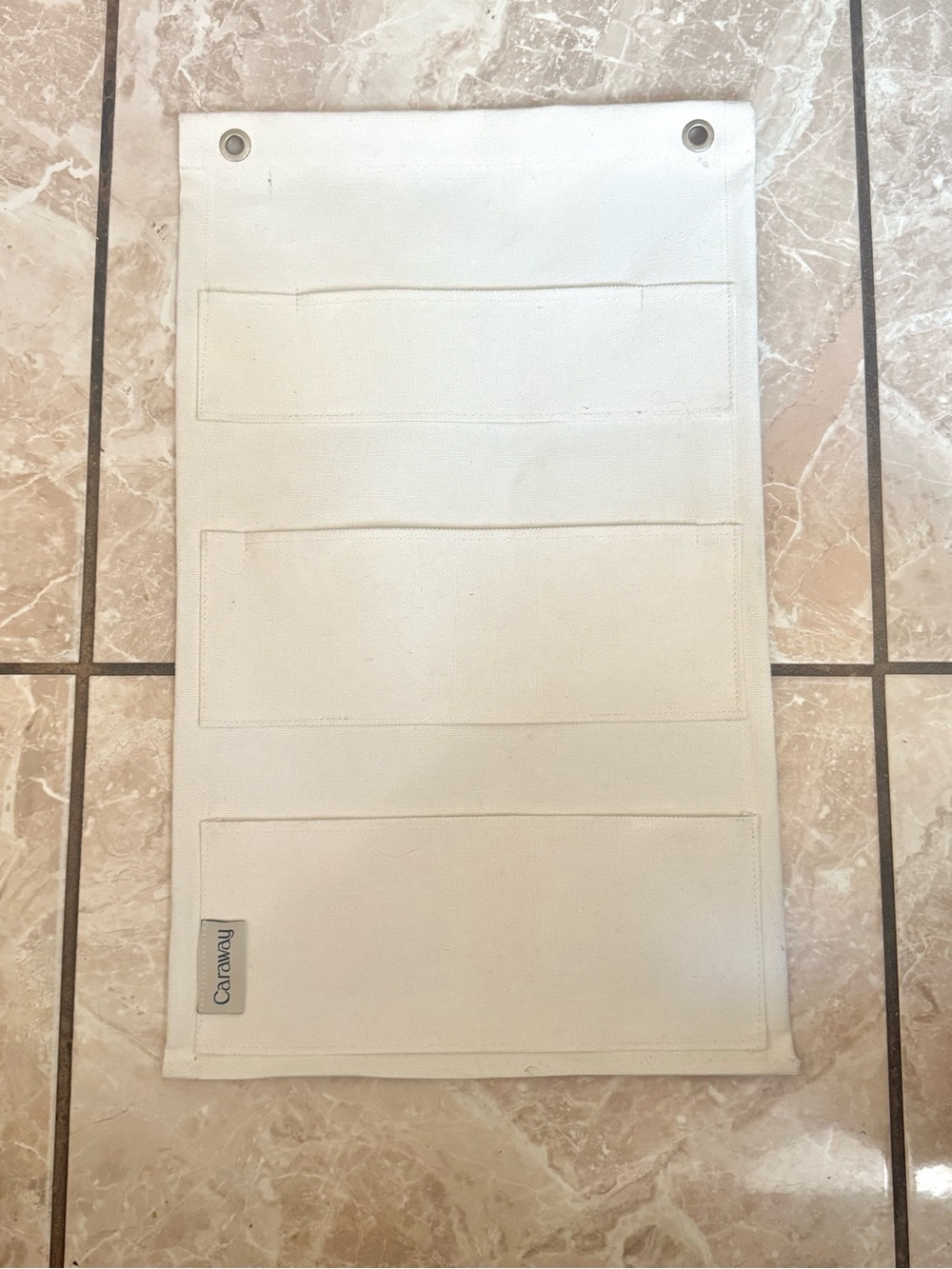 Caraway Cream Canvas Lid Organizer Organizer